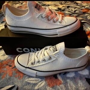 Converse Shoreline Black on White
